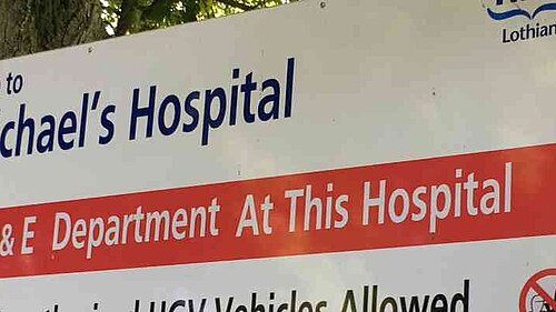 St Michaels hospital sign